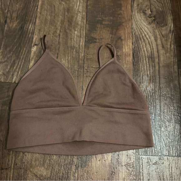 A&F Ribbed Triangle Bralette - Picture 2 of 7